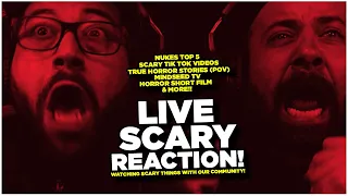 SCARY & HAUNTING FOOTAGE THAT WILL SCARE YOU | SCARY LIVE REACTION!!