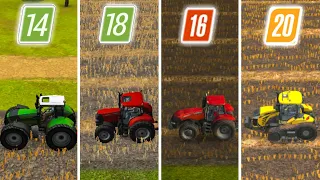 Fs14 vs Fs16 vs Fs18 vs Fs20 | Farming Simulator Full Gameplay video !
