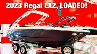 Regal LX2 Showroom Demo @ FPM, River Rock Interior w/Graphite Hull Sides @RegalMarine