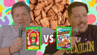 Lucky Charms vs Cinnamon Toast Crunch with Jay Larson | Sal Vulcano & Joe DeRosa Taste Buds | EP 124