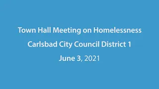 Homelessness Town Hall, District 1