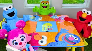 Best Sesame Street Learning Video For Toddlers| Learn Fruit and Vegetable Names With Toy Kitchen