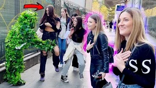 BUSHMAN PRANK IN BUCHAREST ROMANIA