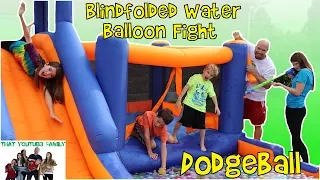 HUGE WATER BALLOON FIGHT AND WATER BALLOON DODGE-BALL / That YouTub3 Family