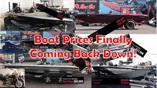 Boat Prices Finally Coming Back Down!