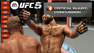 I Lost Every Fight in UFC 5 Career Mode and This is What Happened..