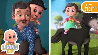 Chal Mere Ghode - Horse Song | Aloo Kachaloo | Hindi kahani | Hindi Rhymes for Children Jugnu kids