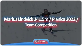 Marius Lindvick 241.5m / Planica 2022 / Team Competition