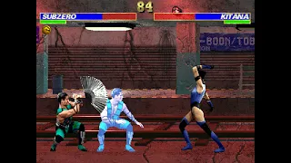 siendo sub zero si sirvo en. mortal kombat project 4.1