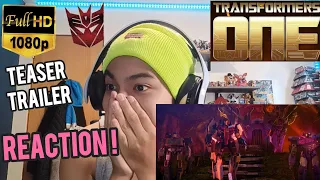 Transformers FAN Reacts To Transformers ONE Official Trailer REACTION! #transformers