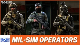 MIL- SIM Operators In Season 4 - Call Of Duty Modern Warfare