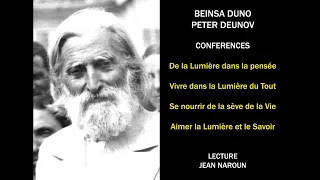 II Peter Deunov Conférences - livre audio - Lecture jean Naroun