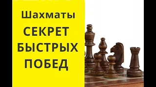 Шахматы. Секрет быстрых побед!  онлайн. бесплатные. играющие