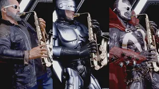 MK11 All Characters Play The Saxophone - Jax FRIENDSHIP