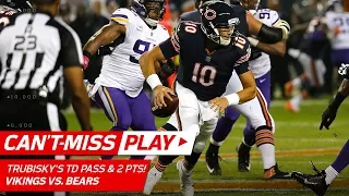 Trubisky's Crazy 1st TD & Tricky Two-Point Conversion | 🚨Trick Play Alert🚨 | NFL Wk 5