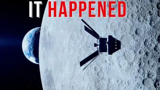 IT FINALLY HAPPENED! NASA's Orion spacecraft just flew by the moon in Artemis 1 mission