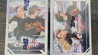 IS TOPPS CHROME BACK?! 2023 Topps Chrome Baseball Blaster Boxes + Hobby Box Results~Top Rookie Color