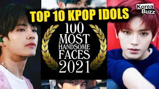 Top 10 KPOP Idols on TC Candler's "The 100 Most Handsome Faces of 2021"