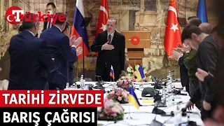 Cumhurbaşkanı Erdoğan'dan Barış Çağrısı, Dolmabahçede Tarihi Anlar - Türkiye Gazetesi