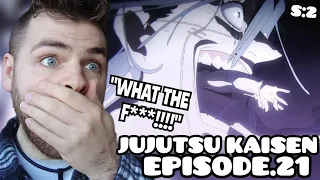 THIS ENDING!!! OMG IT'S OVER??!! | JUJUTSU KAISEN EPISODE 21 | SEASON 2 | New Anime Fan! | REACTION