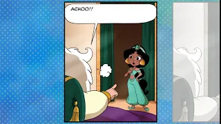 Disney Comics in Motion: Disney Princess: Jasmine "Queen for a Day" - The Sultan Sneezing