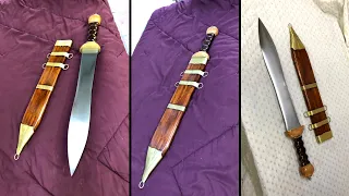 DIY Making Roman Gladius Sword -collectible - sword making - homemade GLADIUS MAINZ