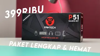 Rp 399RB | Beli 1 Dapet 5 Gaming Gear Lengkap Untuk Setup ! Fantech P51 Combo Gear