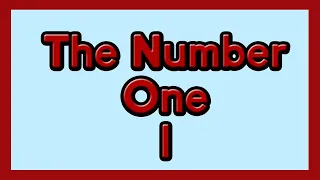 The Number One for kids for Kids, ESL, and Children with special needs | Number Recognition for kids