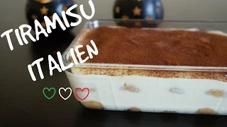 VRAI TIRAMISU ITALIEN :  RECETTE ITALIENNE TRADITIONNELLE