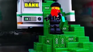 LEGO Train Money Fail 💣 New Lego Animation - brickfilm