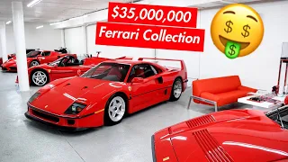 MEET DAVID WHO DAILY DRIVES A $35 MILLION FERRARI COLLECTION!