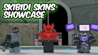 NEW SKIBIDI SKINS SHOWCASE | Tower Defense Simulator | ROBLOX