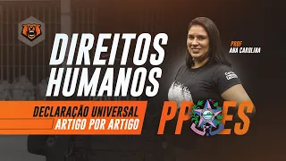 Concurso Polícia Penal ES - Direitos Humanos - Declaração Universal Artigo por Artigo