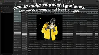 How to make a Zaytoven, Gucci Mane, Migos, Chief Keef Type Beat - Silent Cookup #2