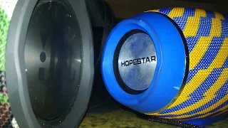 JBL Xtreme & Hopestar H20 - Bass test | 100% volume