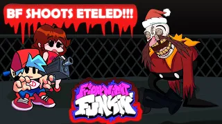 "oh no! which one do I shoot?" but Boyfriend shoots Eteled and Eggman EXE