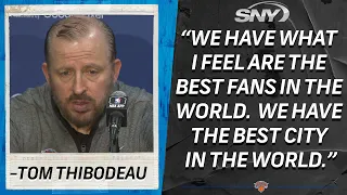 Tom Thibodeau breaks down keys to the Knicks series victory over Cleveland | Knicks Post Game | SNY