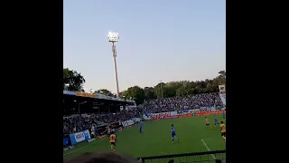 Atmosphere at SV Meppen , after thier team ruined the Dynamo Dresden  promotion ambitions