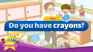 [Have] Do you have crayons? - Easy Dialogue - Role Play