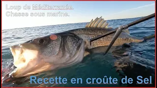 Loup en croute de sel