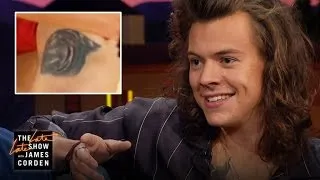 James Questions Harry Styles About His Mystery Tattoo