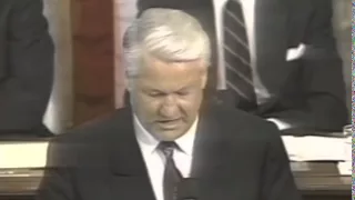 Boris Yeltsin Histroic Address to U.S. Congress