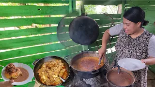 Chenchen Comida tipica Domnicana, comida dominicana del campo