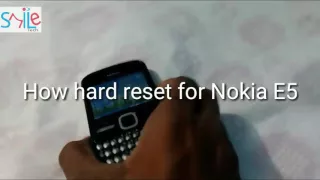 How hard reset for Nokia E5