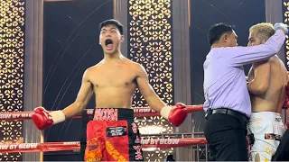 Eman bacosa pacquaio vs langahin|Nabigyan ng magandang laban kaso biglang naging halimaw tko kalaban