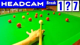 Snooker Headcam 100 Break Tutorial POV