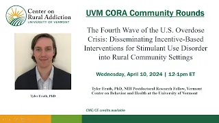 CRWS: Incentive-Based Interventions for Stimulant Use Disorder into Rural Community Settings