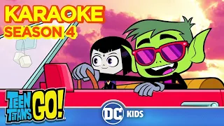 Teen Titans Go! En Español | Karaoke: mejores canciones de la temporada 4 | DC Kids