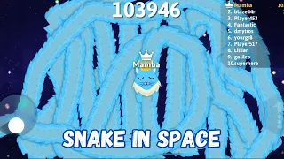 Snakes in Space. 100.000+ Score Epic Snake.io gameplay