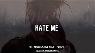FREE| Juice Wrld x Post Malone Type Beat 2019 "Hate Me" Sad Guitar Instrumental